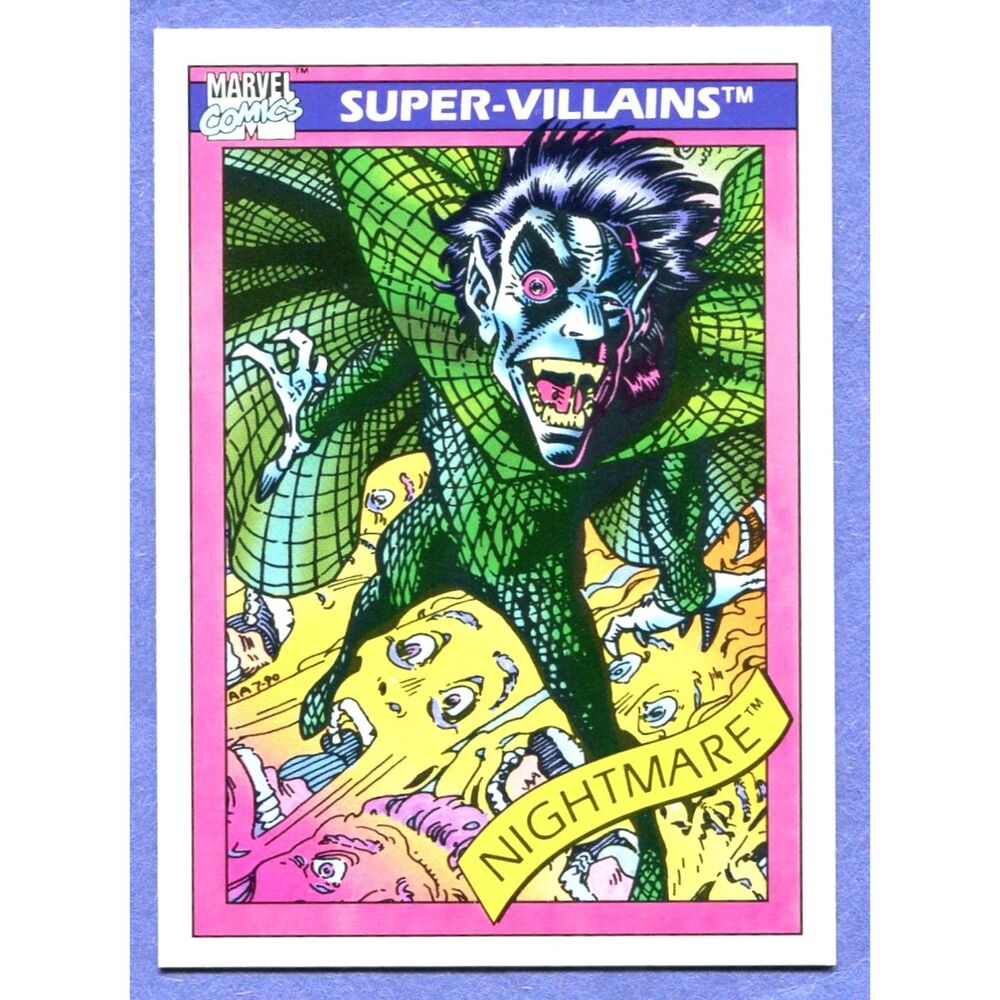 1990 Marvel Universe Card - #56 Nightmare